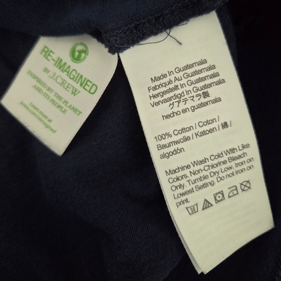 J. Crew Collector Tee Crab Graphic Print Short Sleeve Top Size L Beach Coastal - Picture 5 of 5